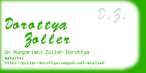 dorottya zoller business card